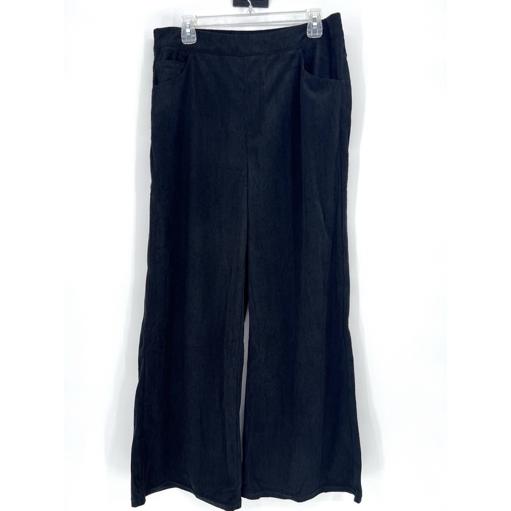 Halara Mid Rise Zipper Pocket Corduroy Casual Pants Womens Navy Blue AuraCord - Picture 13 of 14